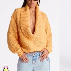 Fashion Nova Vibrant Cowl Neck Sweater
